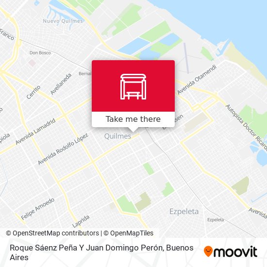 Roque Sáenz Peña Y Juan Domingo Perón map