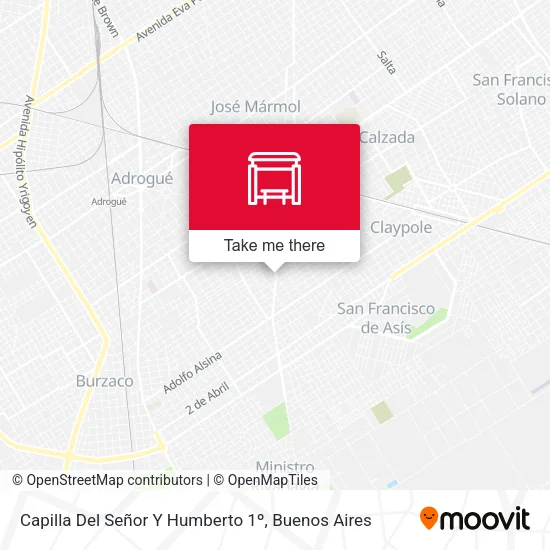 Capilla Del Señor Y Humberto 1º map