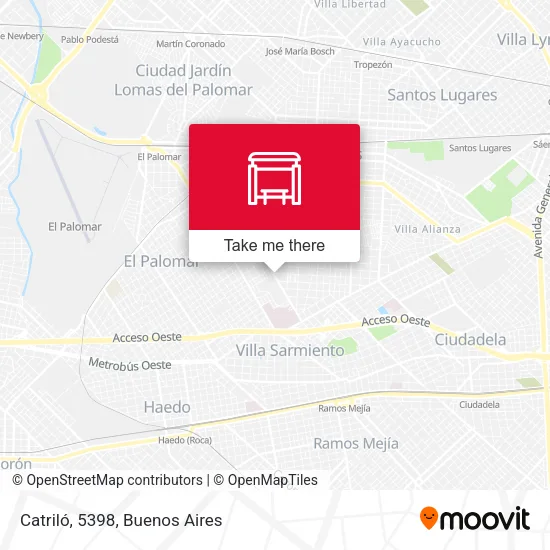 Catriló, 5398 map