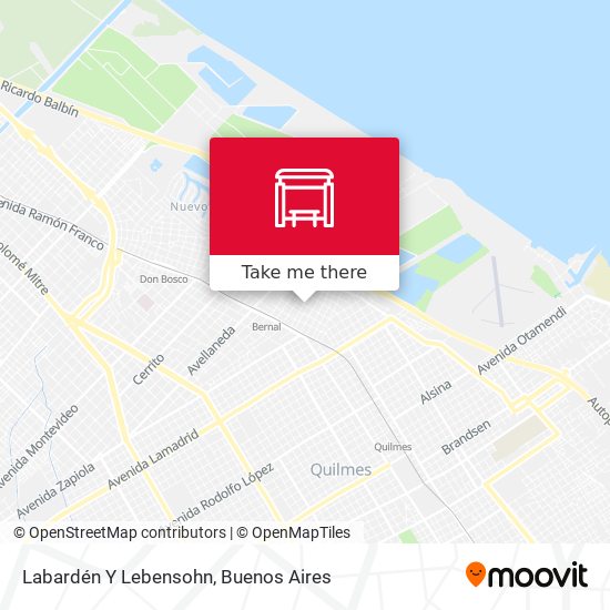 Labardén Y Lebensohn map