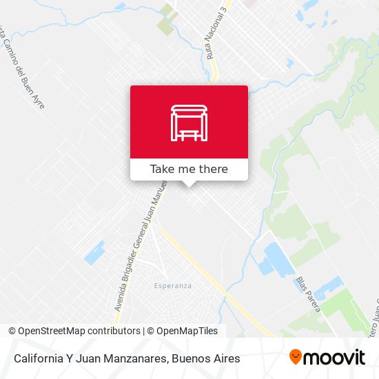 Mapa de California Y Juan Manzanares