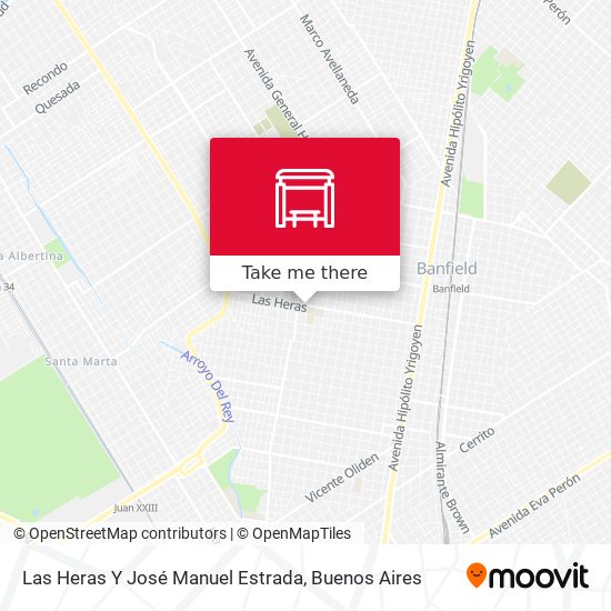 Las Heras Y José Manuel Estrada map