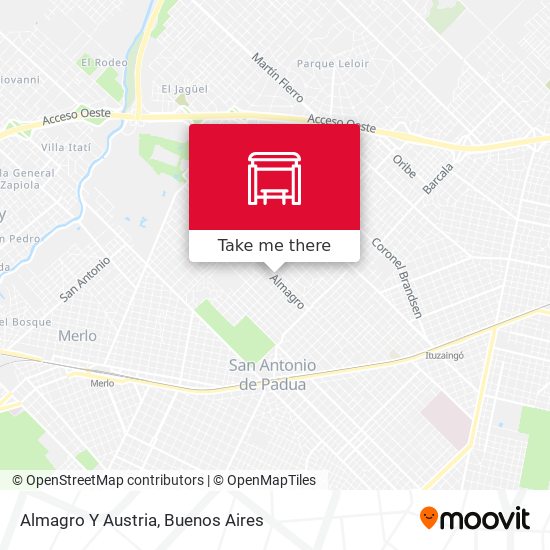 Mapa de Almagro Y Austria