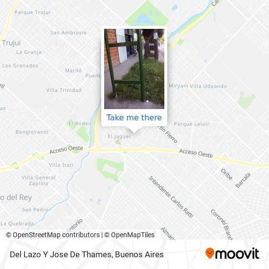 Del Lazo Y Jose De Thames map