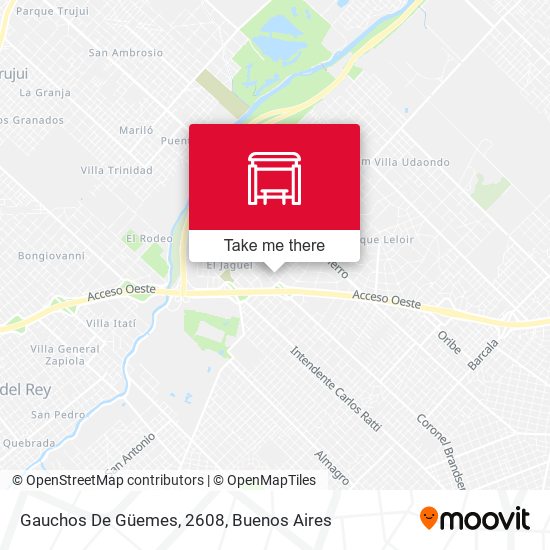 Mapa de Gauchos De Güemes, 2608