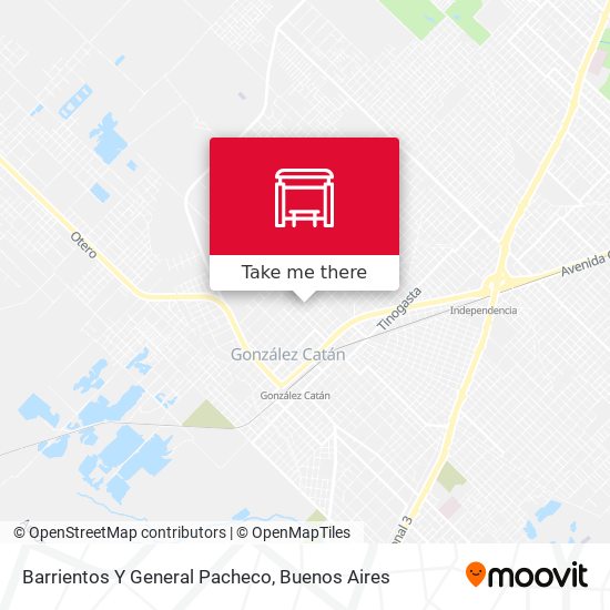 Barrientos Y General Pacheco map