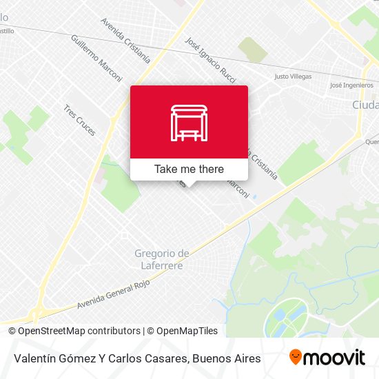 Valentín Gómez Y Carlos Casares map