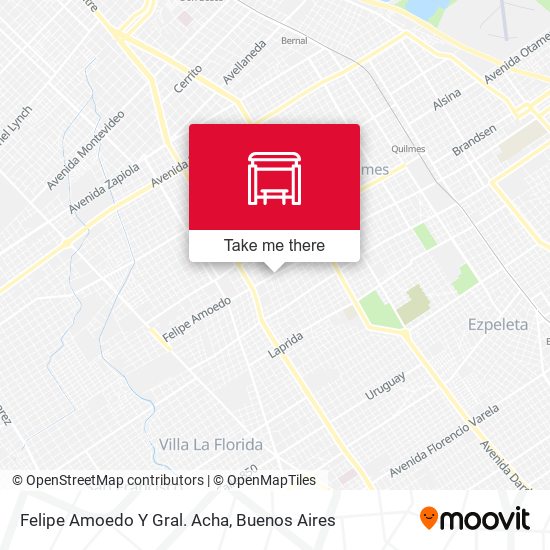 Felipe Amoedo Y Gral. Acha map