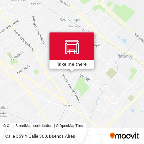 Mapa de Calle 359 Y Calle 303