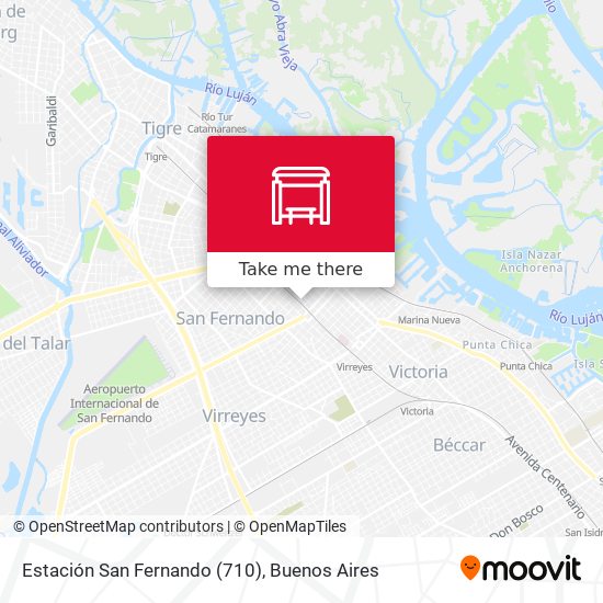 Estación San Fernando (710) map