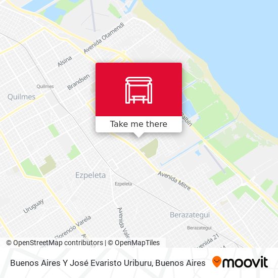 Mapa de Buenos Aires Y José Evaristo Uriburu
