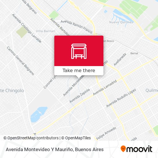 Avenida Montevideo Y Mauriño map