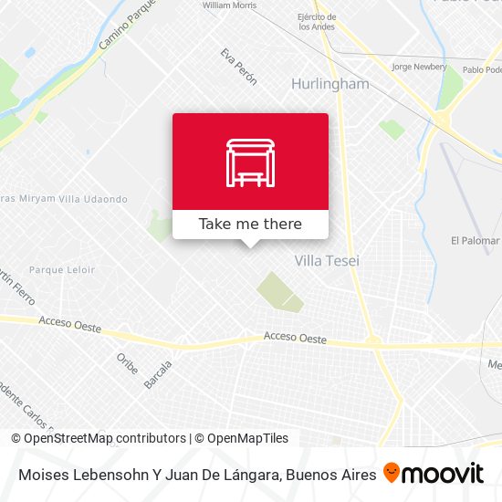 Moises Lebensohn Y Juan De Lángara map