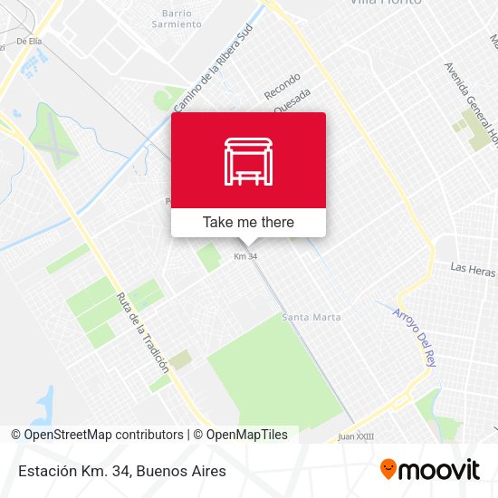Estación Km. 34 map