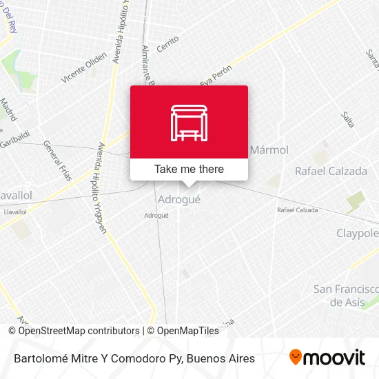 Bartolomé Mitre Y Comodoro Py map