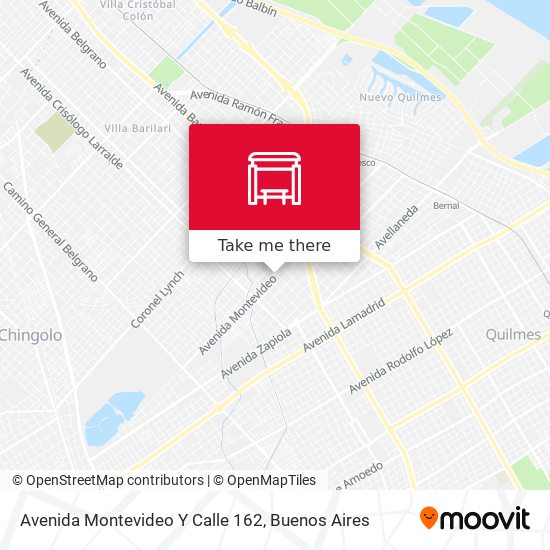 Avenida Montevideo Y Calle 162 map