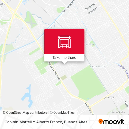 Capitán Martell Y Alberto Franco map