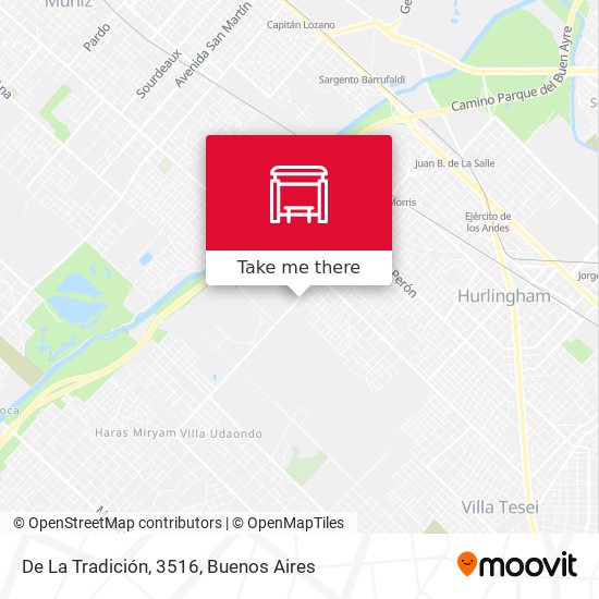 Mapa de De La Tradición, 3516