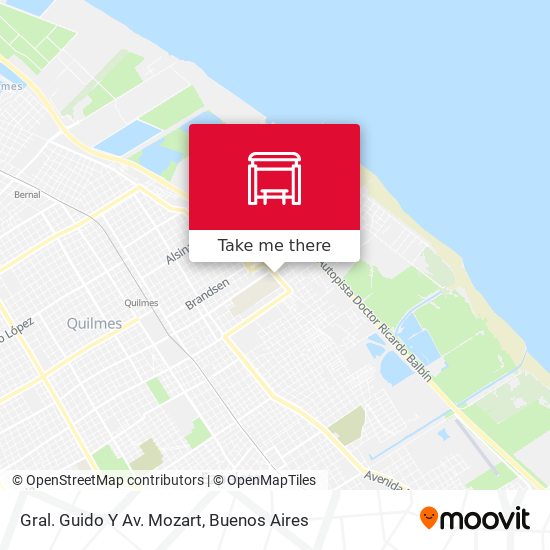 Gral. Guido Y Av. Mozart map