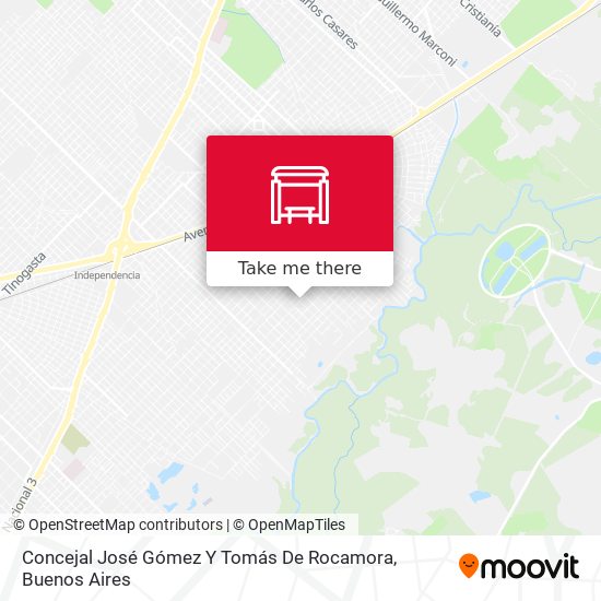 Mapa de Concejal José Gómez Y Tomás De Rocamora