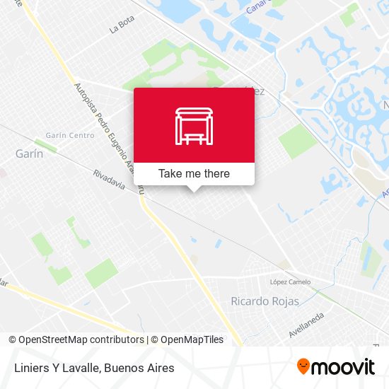 Mapa de Liniers Y Lavalle