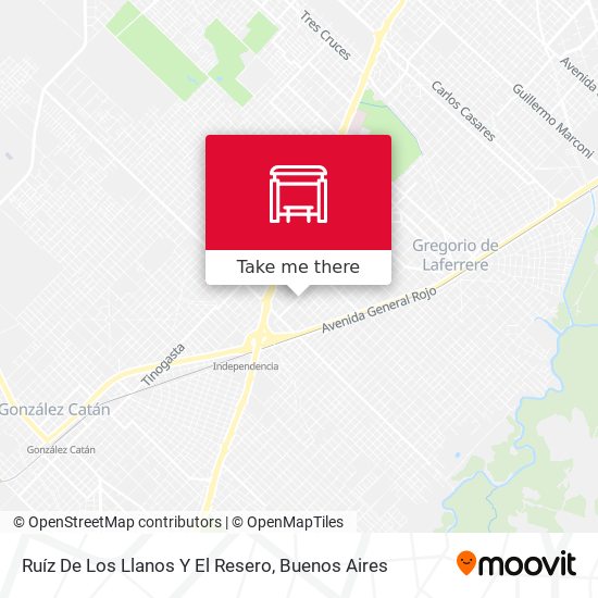 Ruíz De Los Llanos Y El Resero map