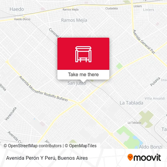 Avenida Perón Y Perú map