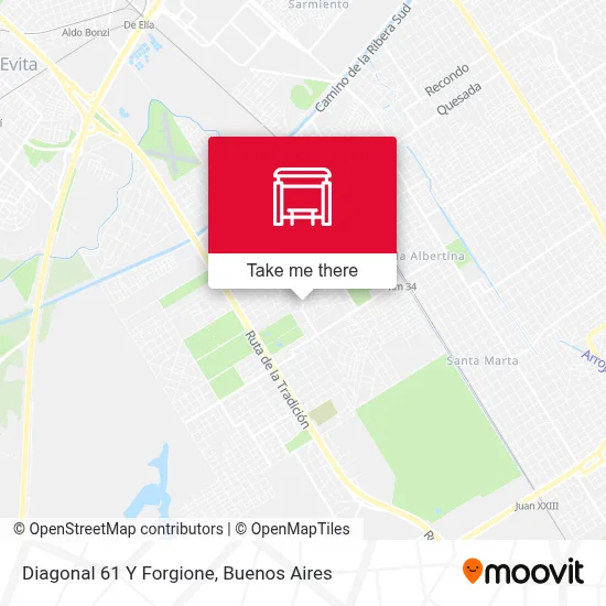 Diagonal 61 Y Forgione map