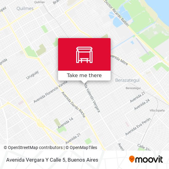 Avenida Vergara Y Calle 5 map