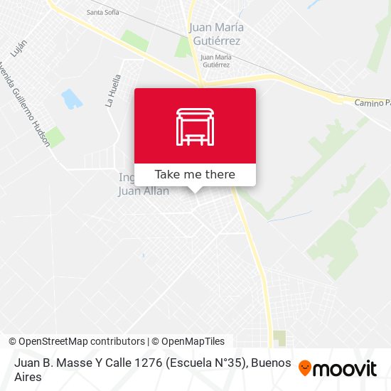 Mapa de Juan B. Masse Y Calle 1276 (Escuela N°35)