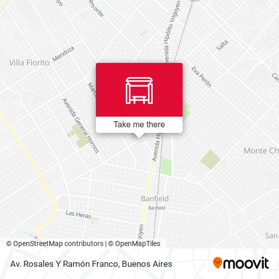 Mapa de Av. Rosales Y Ramón Franco