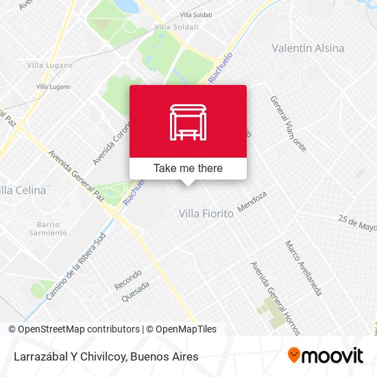 Larrazábal Y Chivilcoy map