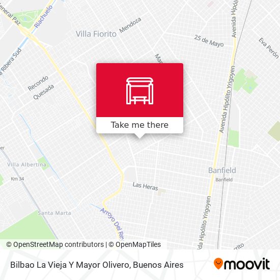 Mapa de Bilbao La Vieja Y Mayor Olivero