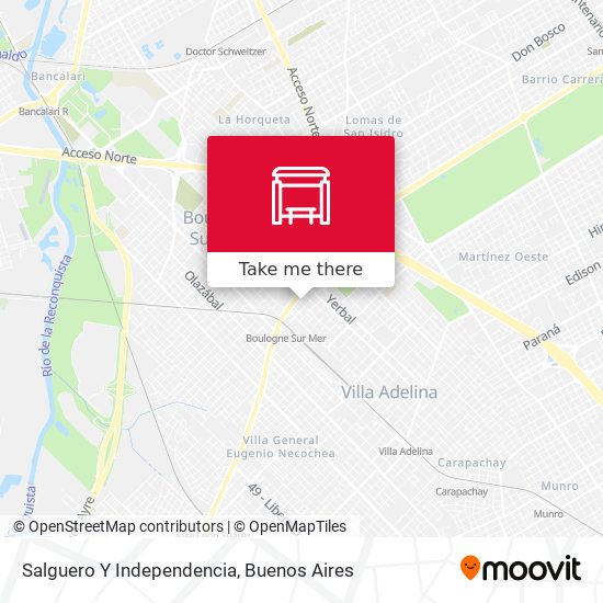 Mapa de Salguero Y Independencia