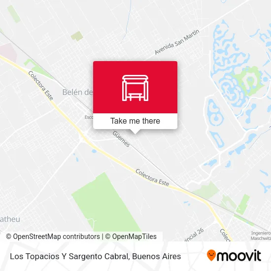 Los Topacios Y Sargento Cabral map