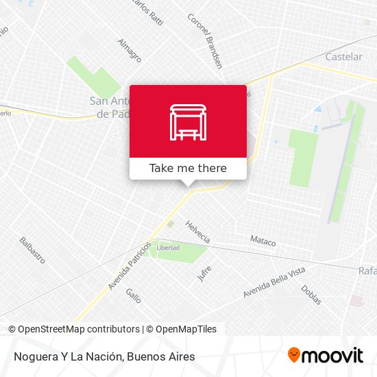 Noguera Y La Nación map