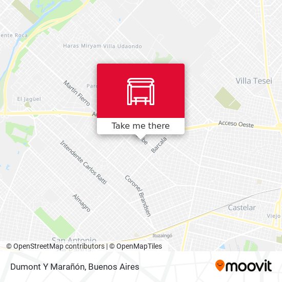 Dumont Y Marañón map