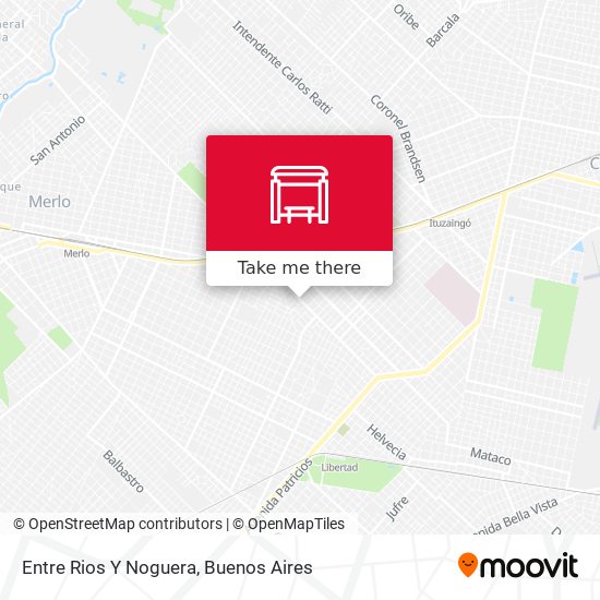Entre Rios Y Noguera map