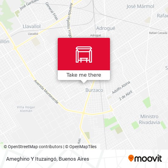 Ameghino Y Ituzaingó map