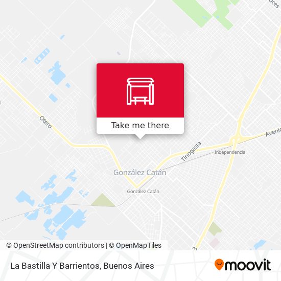 La Bastilla Y Barrientos map