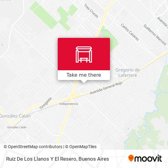 Ruíz De Los Llanos Y El Resero map