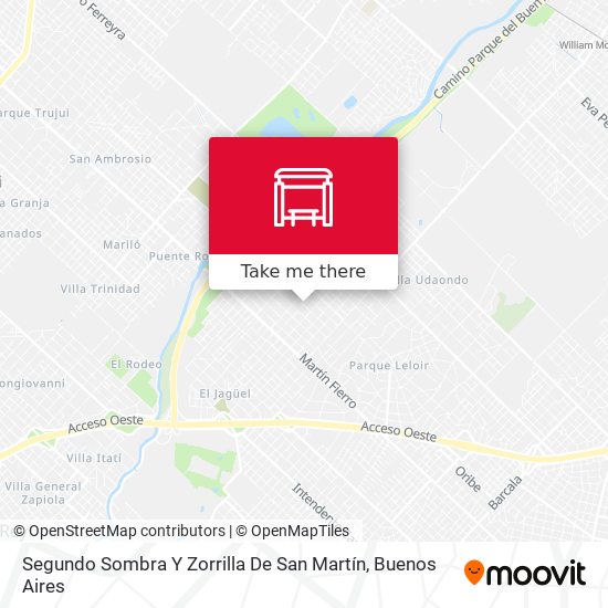 Segundo Sombra Y Zorrilla De San Martín map