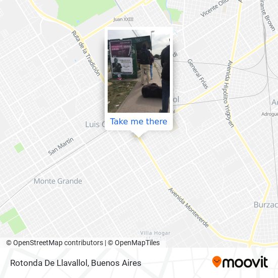 Mapa de Rotonda De Llavallol