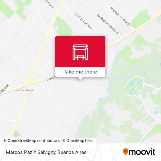 Marcos Paz Y Salvigny map