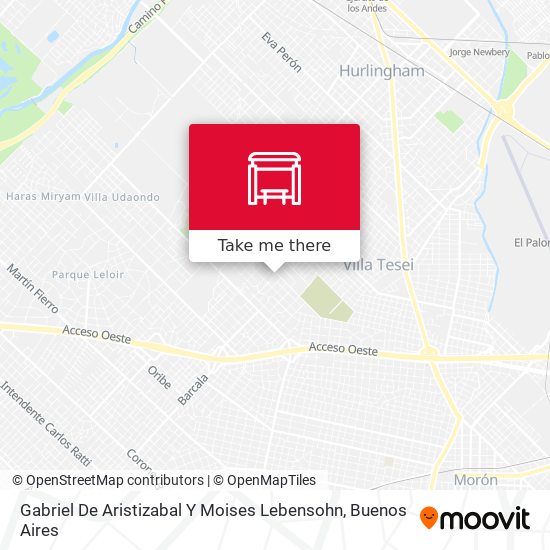 Gabriel De Aristizabal Y Moises Lebensohn map