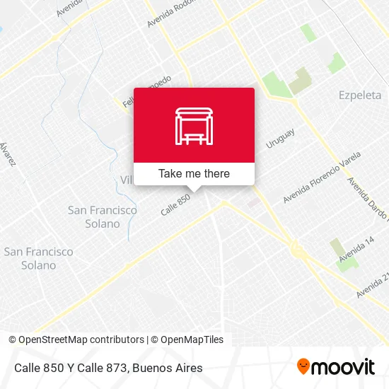 Calle 850 Y Calle 873 map
