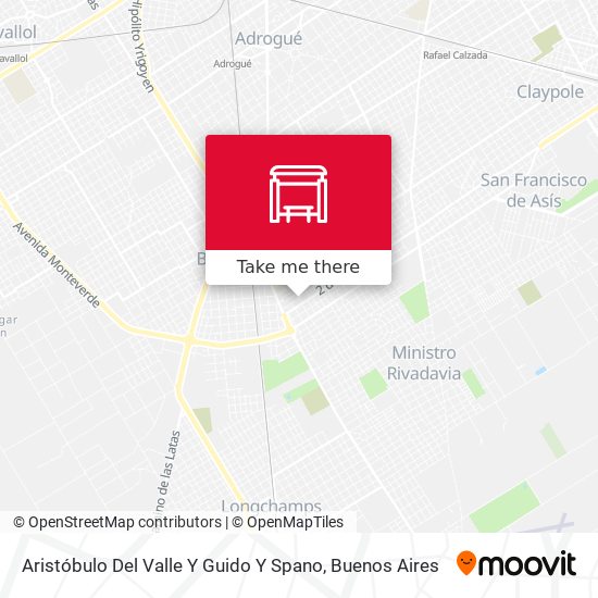 Aristóbulo Del Valle Y Guido Y Spano map