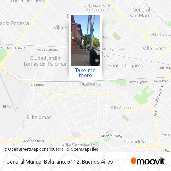 General Manuel Belgrano, 5112 map