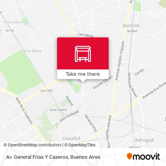 Av. General Frías Y Caseros map