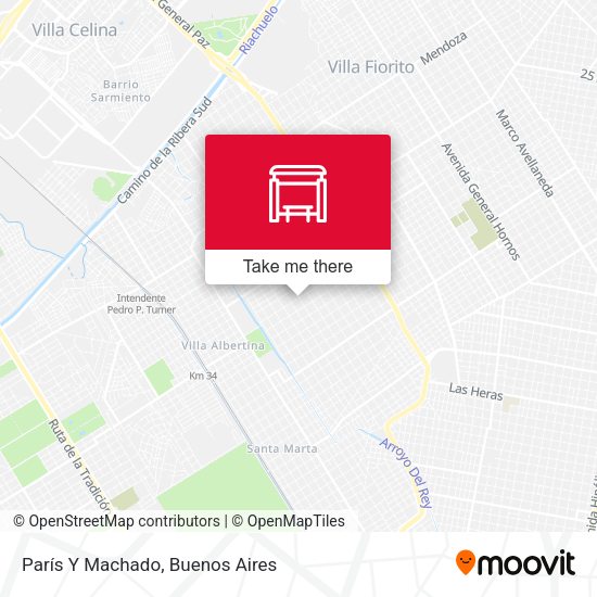 Mapa de París Y Machado